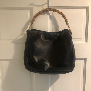 Authentic Vintage Gucci bamboo top handle